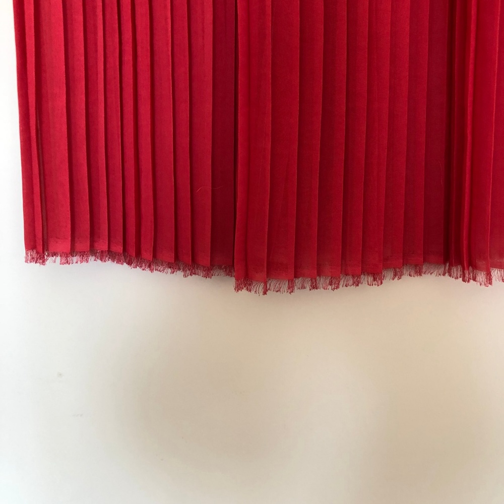 N/Nicholas Color Block Pleated Midi Skirt Nwt! - image 4